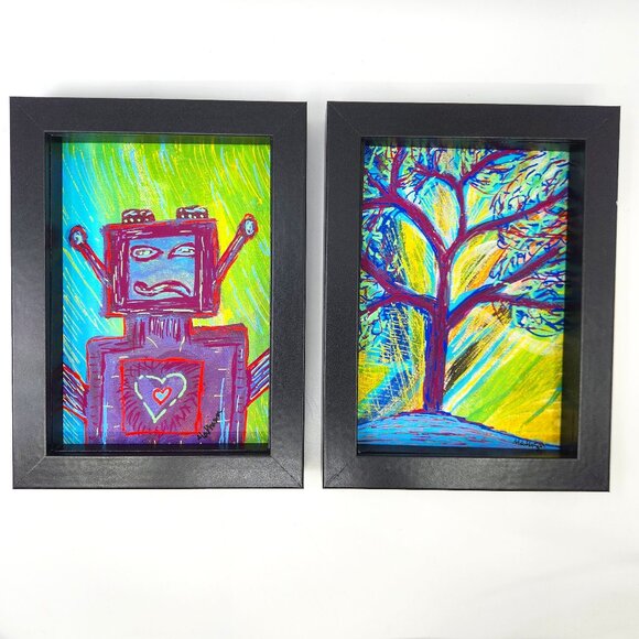 Featured Collection of Original Acrylic Paintings by Butterfly Rising Designs - Picture 1 of 13